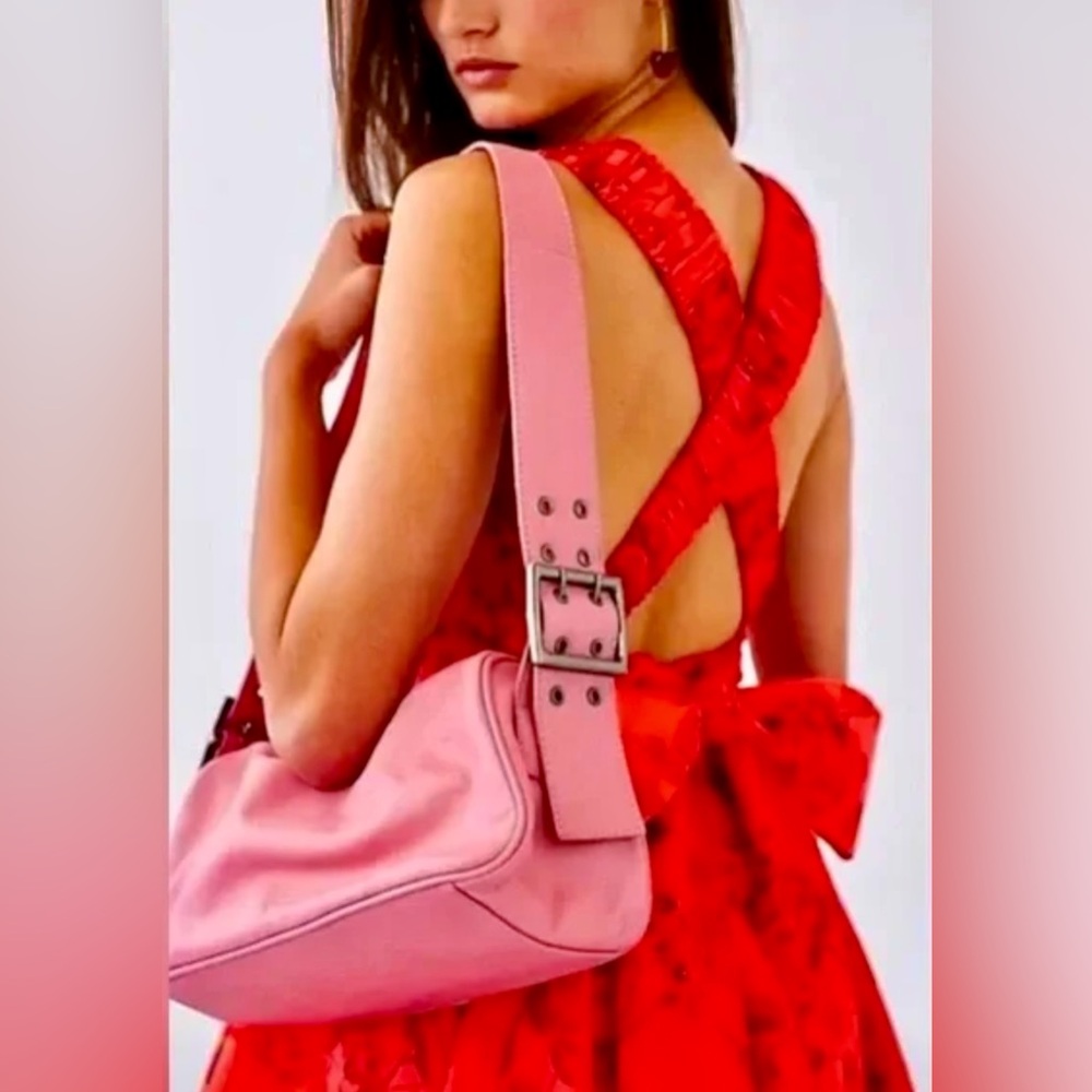 Free People Arm Candy leather Bag NWT Pink